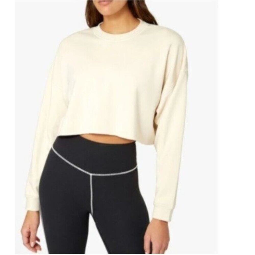 WeWoreWhat Oversized Hoodie Womens Sweatshirt Color Off White